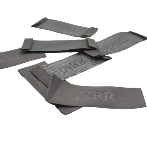 Machine woven clothing labels Fashion woven clothing satin labels Fabric logo can be used as a clothing tag