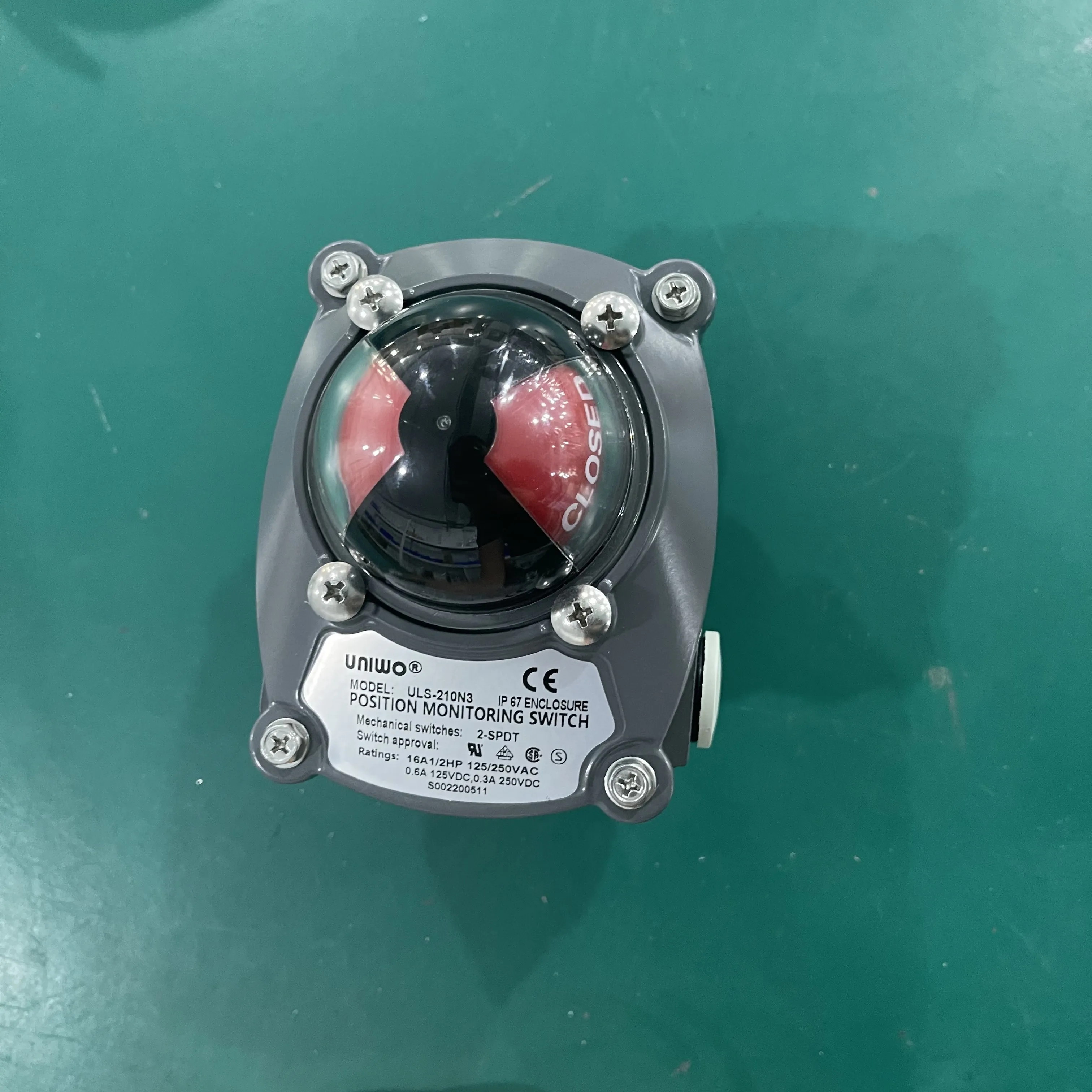 Explosion proof valve position indicator pneumatic limit switch box mechanical valve switch