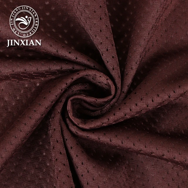 Высококачественная мягкая пластиковая переработанная полиэфирная сетчатая ткань для одежды, спортивной одежды