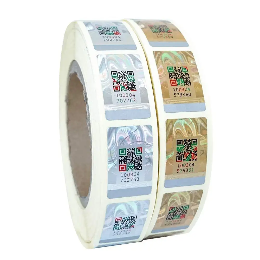 KDG custom logo silver adhesive sticker die cut label adhesive vinyl sticker UV label waterproof sticker