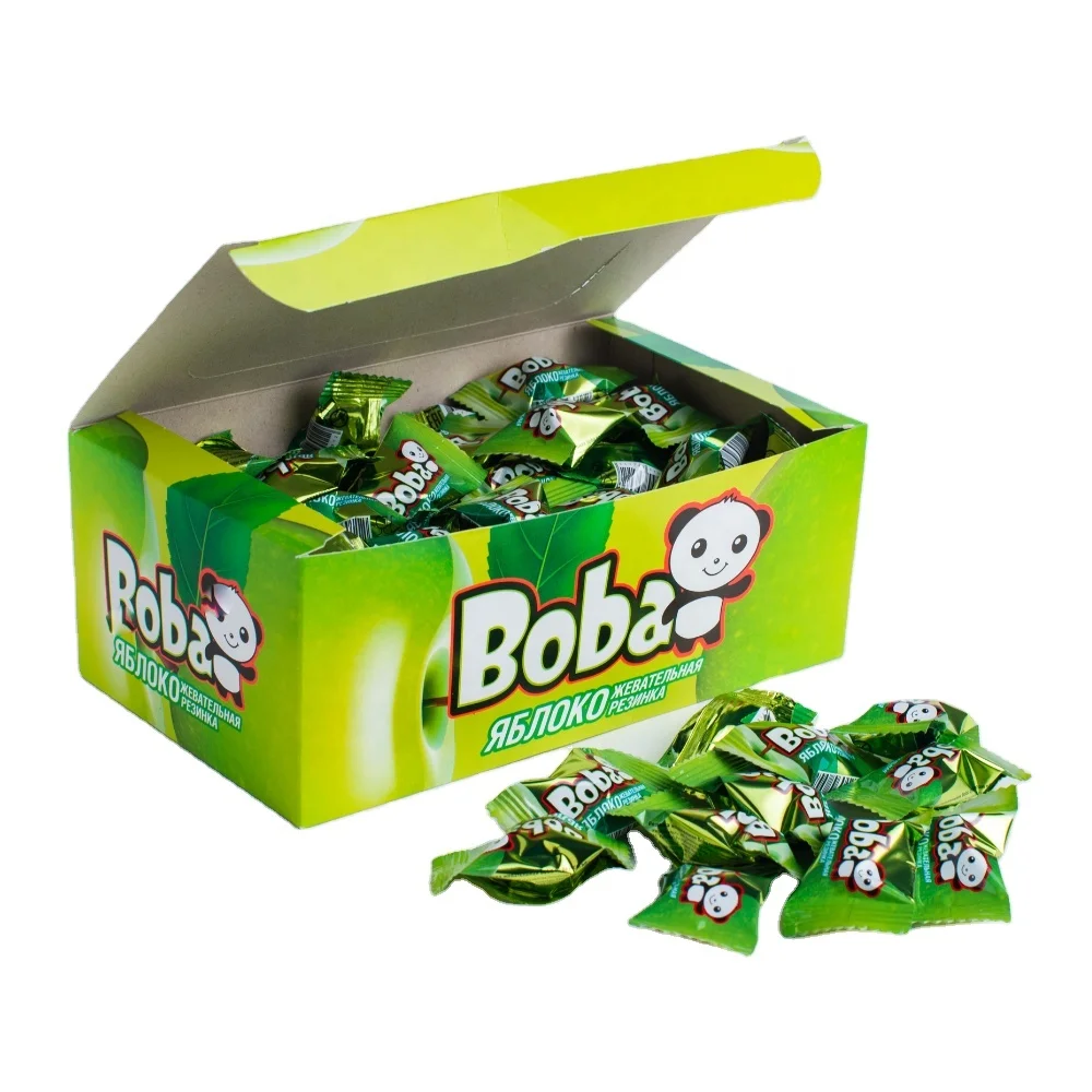 
 Жевательная резинка «boba» apple  