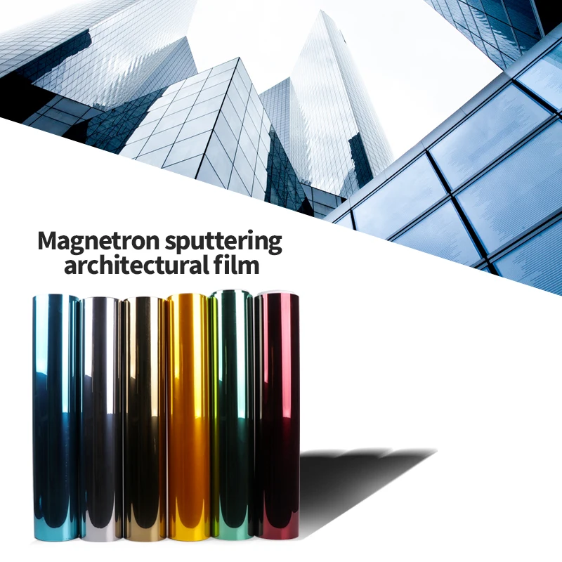 Architectural membrane window film privacy stained glass of privacy protection no color fading window film glass