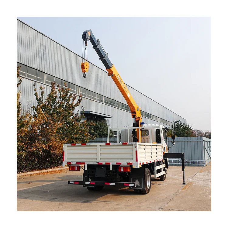 Custom Small Truck Crane, Manipulator, 8 Tons Hydraulic Moving Arm Crane, For Sale