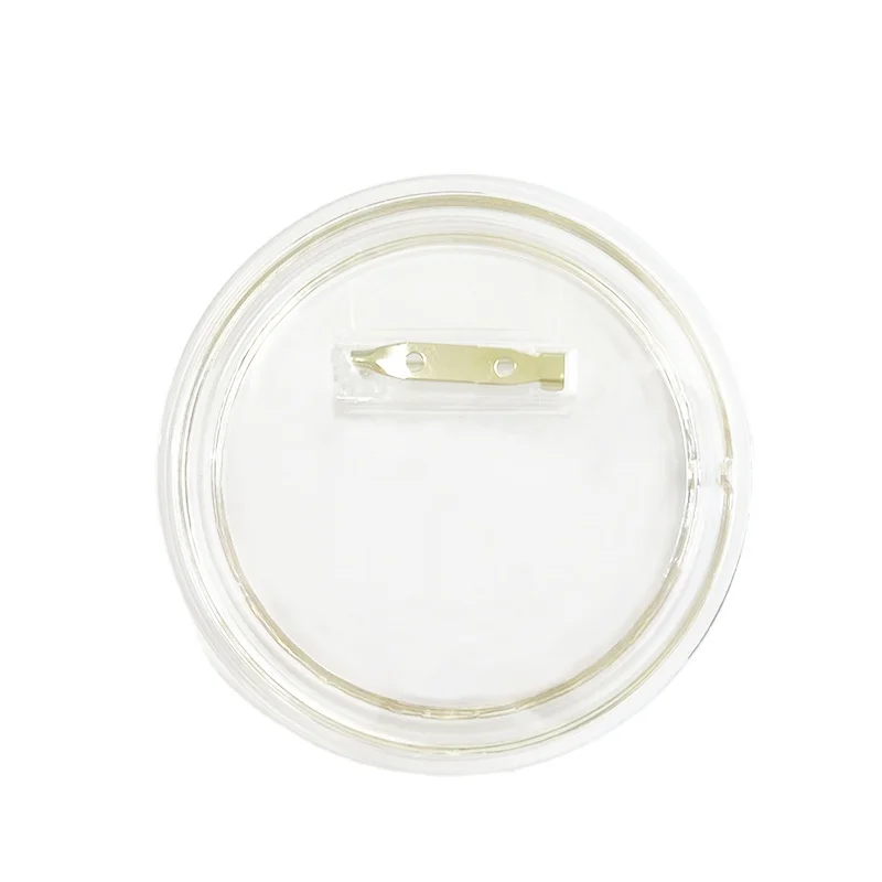 25mm Manufacturer Blank Acrylic Button Badge round DIY botton badge material