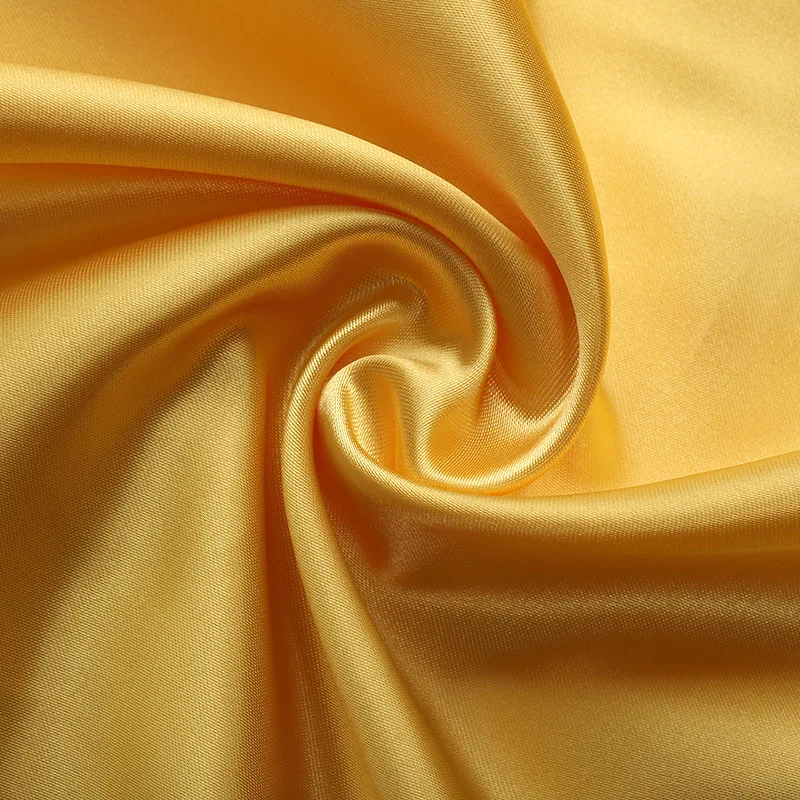 Wholesale 100% Polyester Fabrics Customized  Imitation Acetate Satin Fabrics Thick Satin Fabrics For Dress