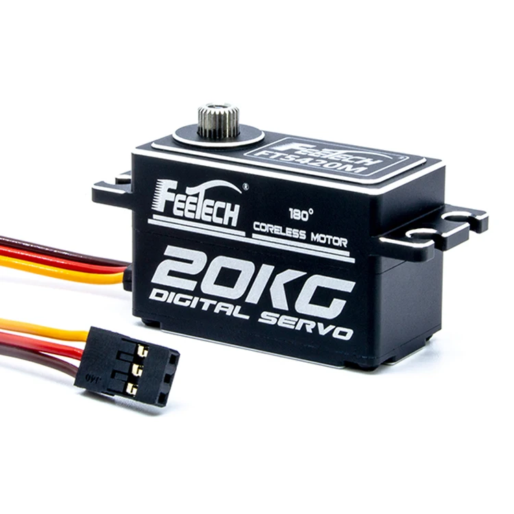 Factory Sale Digital Servo Low Profile 8.4V 20kg Coreless HV 1/8 RC Car Plane Traxxa S/HPI Racing Kyosho Tamiya Model SCX10