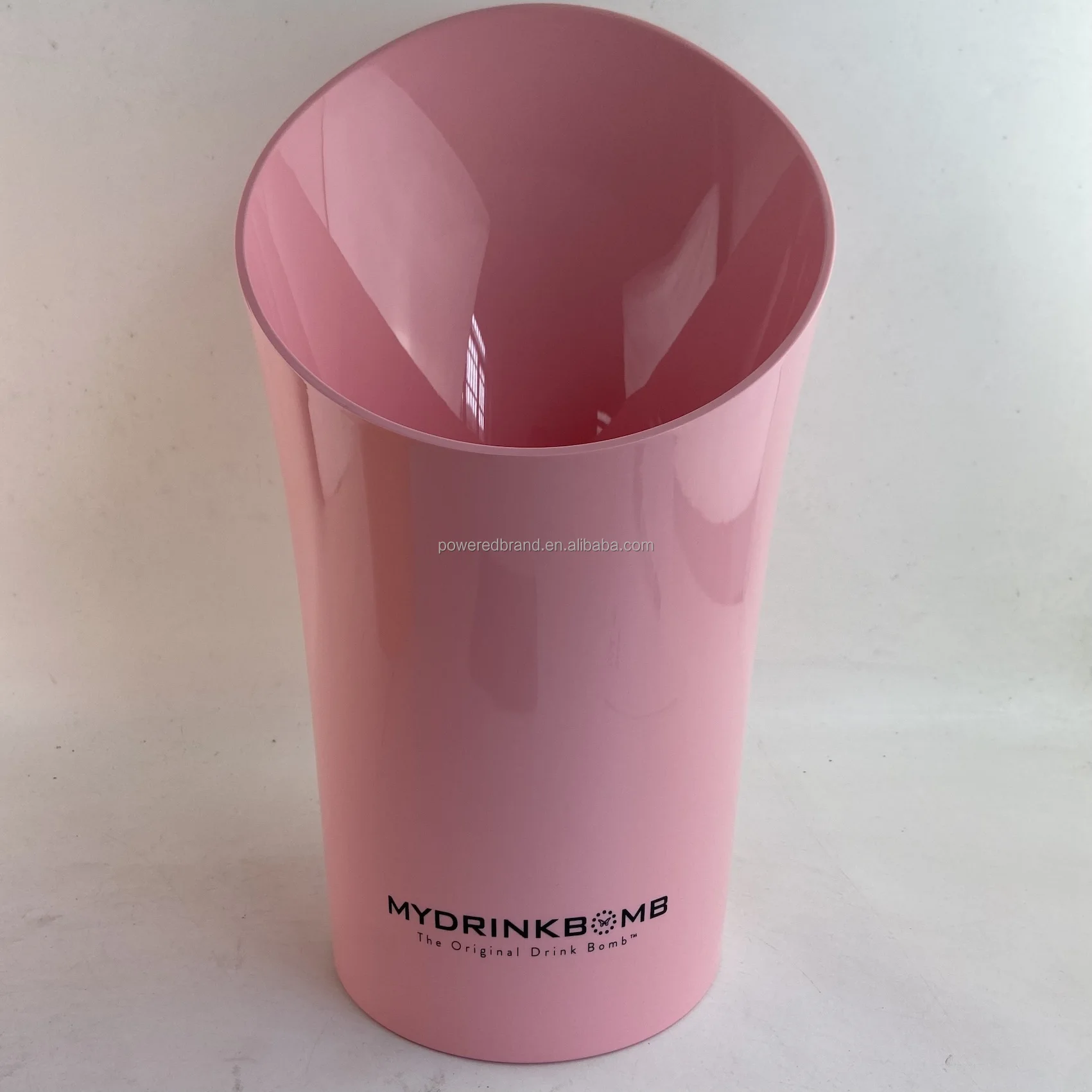 Customized colored Acrylic Champagne Cooler Ice Bucket