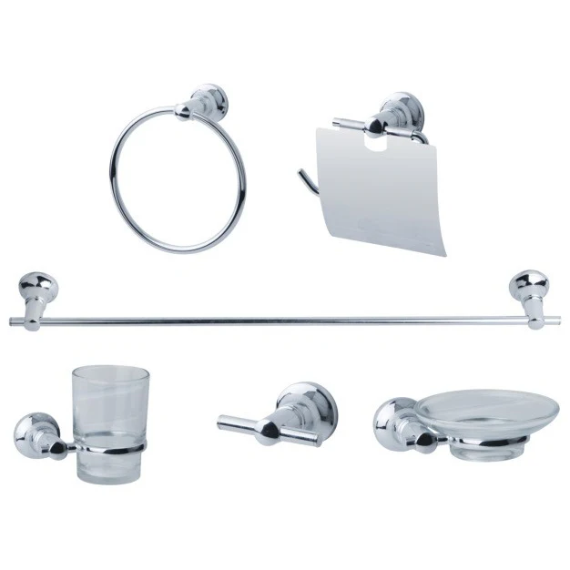 bathroom accessories luxury set metal tray