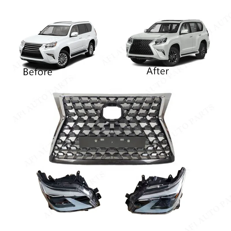 Hot Sale LED Headlight and Car Front Sport Grille For Lexus Gx460 2020