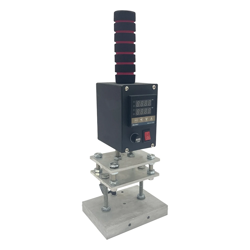 5x7CM Logo Printer Stamper  Digital Leather PU Card Foil Logo Embossing Bronzing Machine Handheld  Hot Foil Stamping Machine