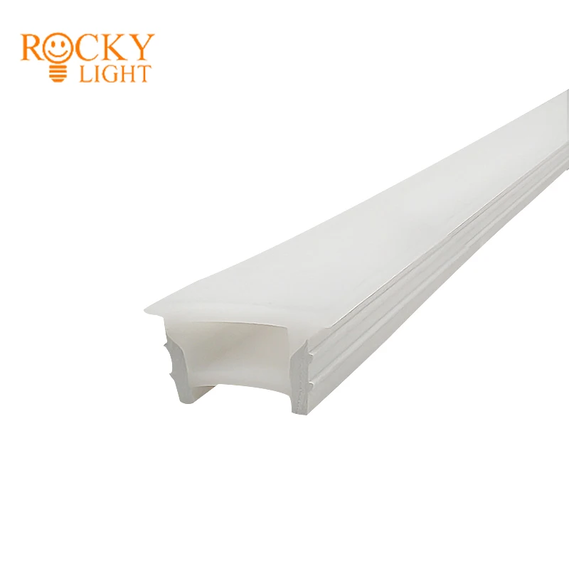Silicone sleeve flexible light strip /Thread free silicone sleeve embedded opening with edge flexible linear light