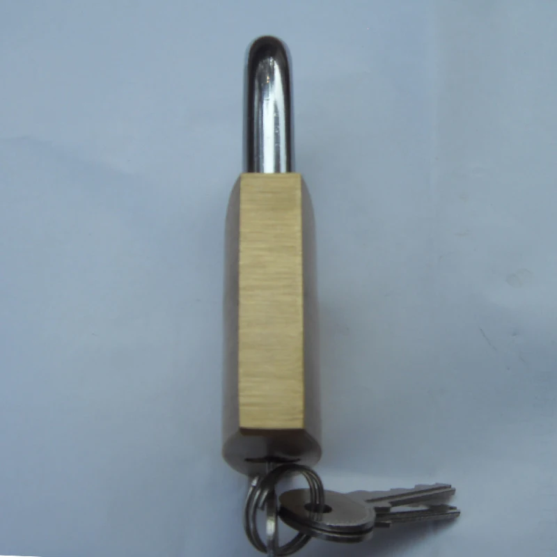 Brass Padlock Set High Security Height Hardened Steel Door Lock Key Set Shackle