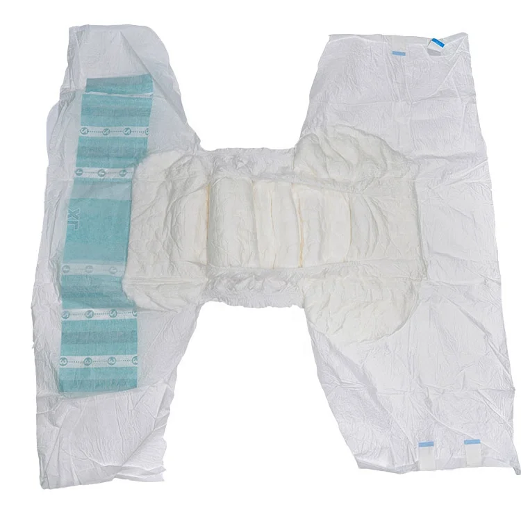 Stick Waist Adjustable Waterproof Designer Free Sample Abdl Ultra Thick Baby Adult Diaper