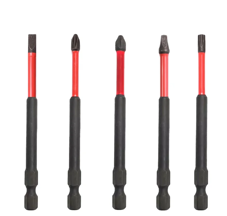 TOOLJOY 25mm 50mm 100mm 150mm Impact Bit S2 High Magnetic screwdriver bits With Strong Hardness for Power Driver Tool