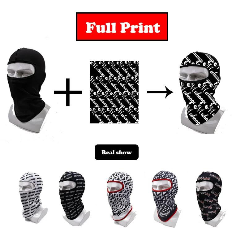 Factory Price Custom Breathable Windproof Multi motorcycle Bicycle Ski Mask Polyester Unisex Balaclava