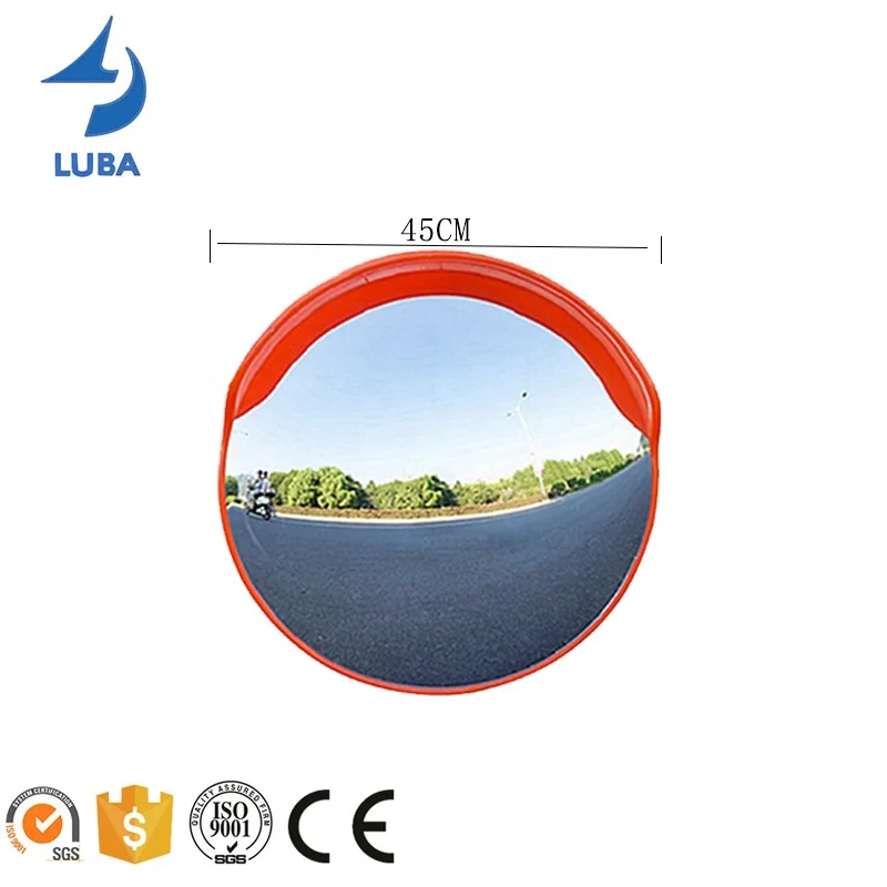 45cm China Manufacturer Convex Driveway Traffic Road Fitted Safety Convex Mirror