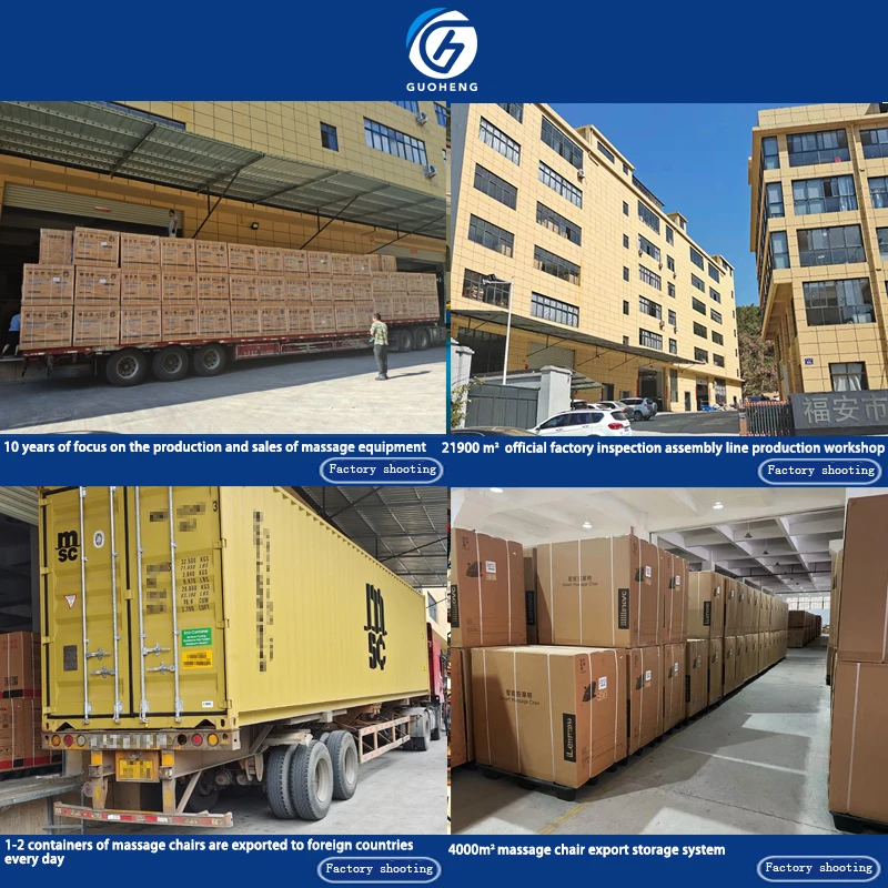 2024 Modern Air Pressure 3d Zero Gravity Heating Neck Back Shoulder Waist Buttock Foot Full Body Massage Chair