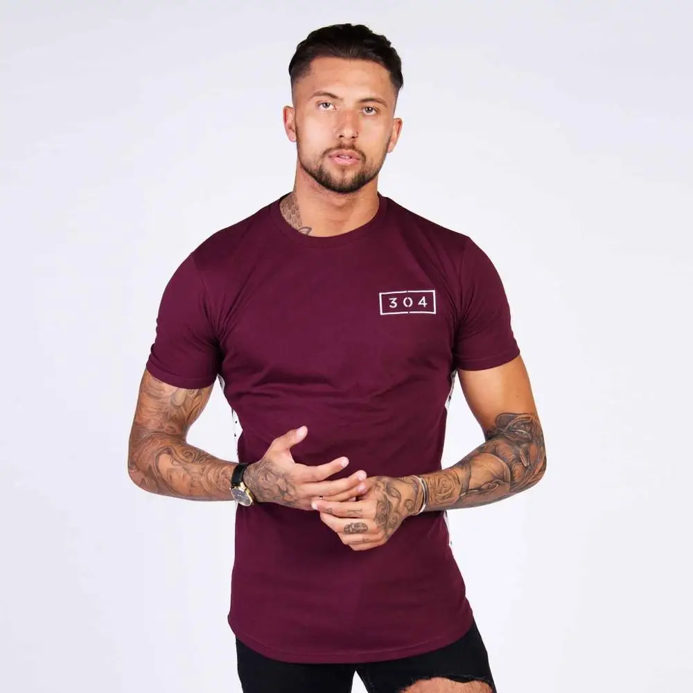 
Latest Basic Custom T Shirts Sport Wear Running Men Clothing Manufacturer 