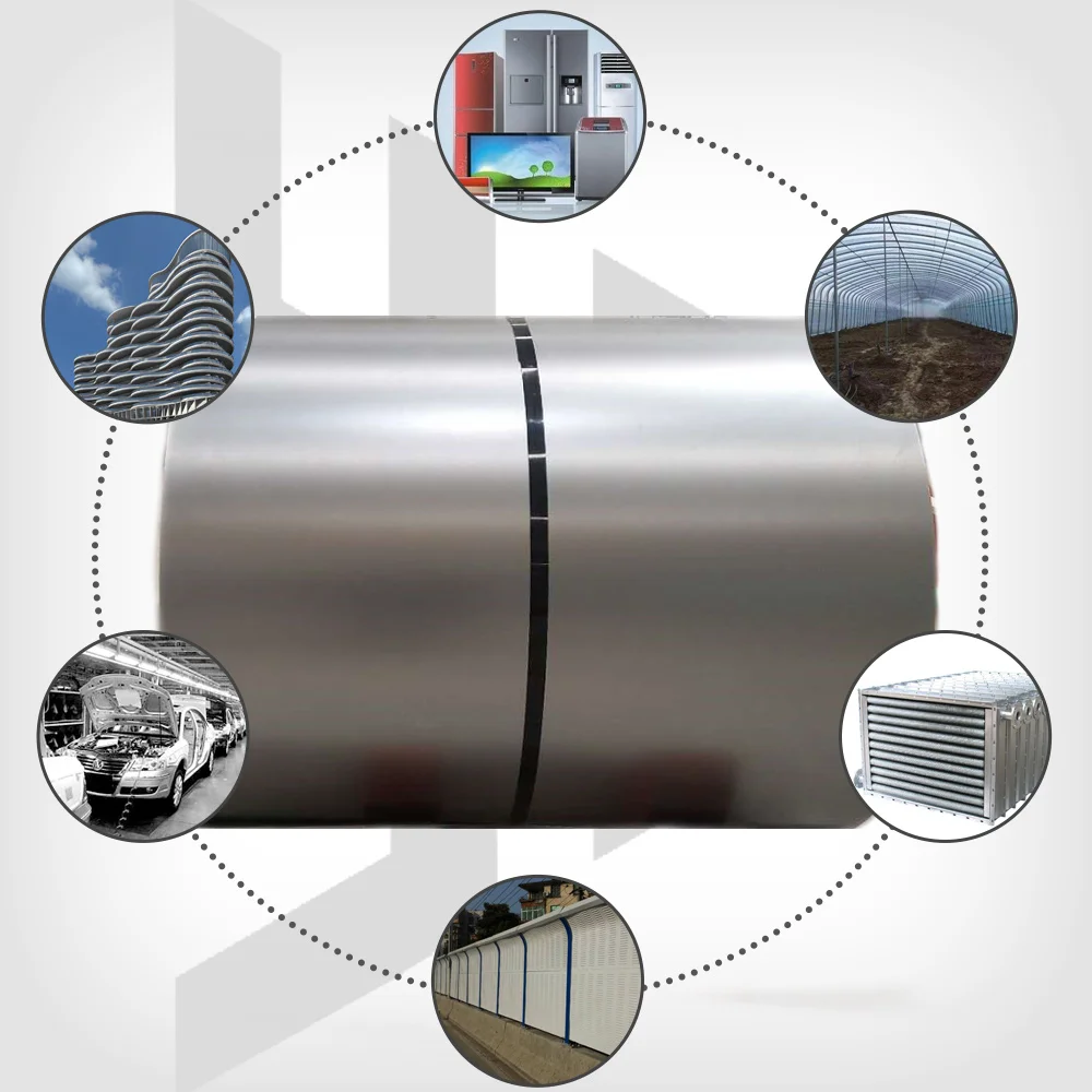 China GI GL steel factory  DX51D+AZ az150 az100 galvalume metal steel roll coil price