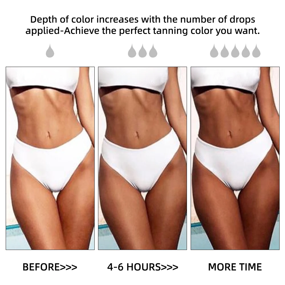 Private Label Custom Self Tanning Water Aerosol Spray 150 ml For Body And Face Skin Self Tan Spray