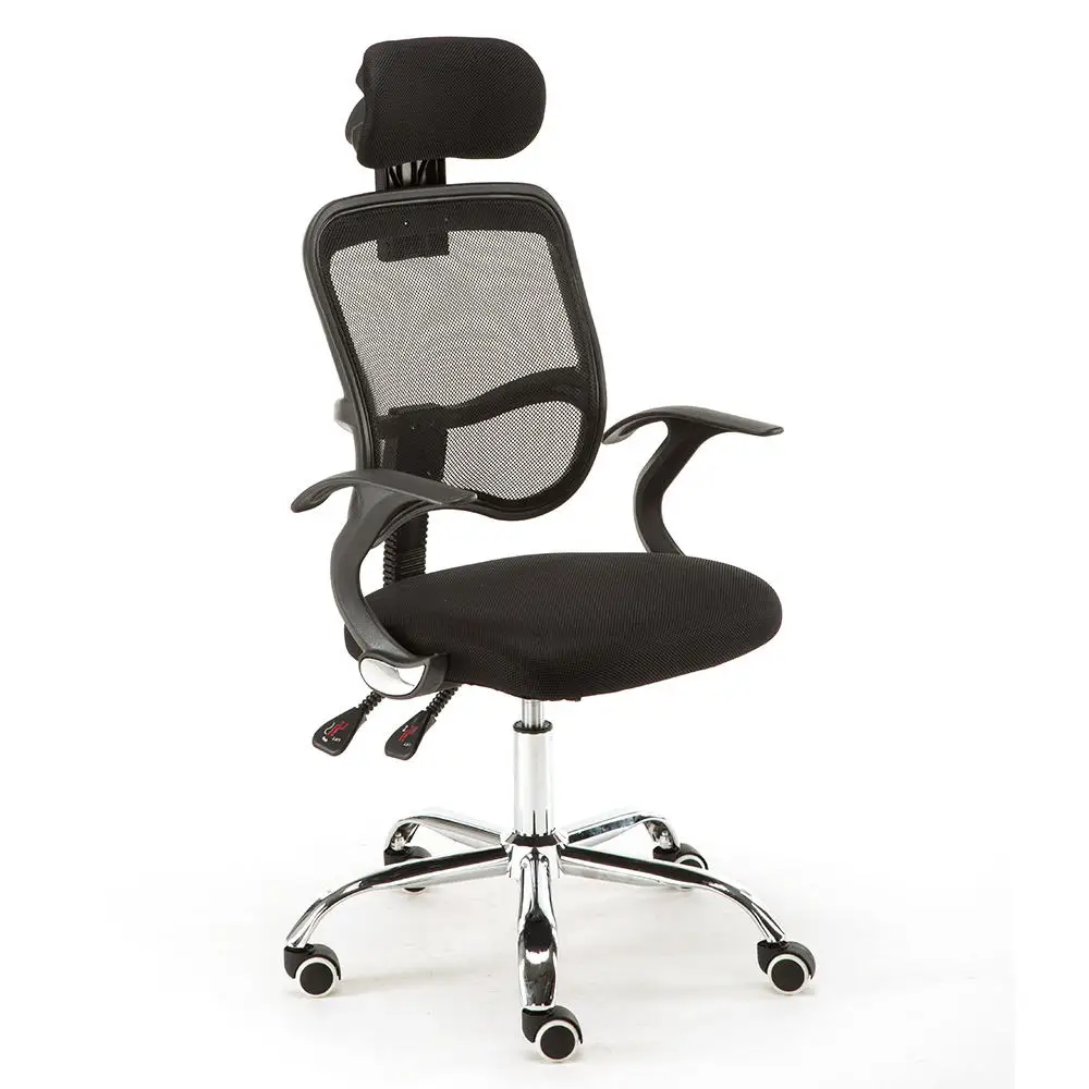 Wholesale Luxury Comfortable Ergonomic Office Chair Modern High Back Swivel Executive Manager Design Adjustable PU Metal Iron
