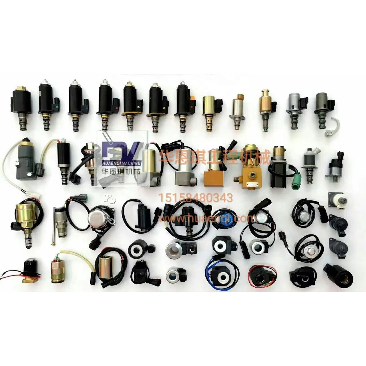 Construction Machinery Hydraulic Excavator Electric System Parts Pressure Control Switch Sensor Solenoid Valve