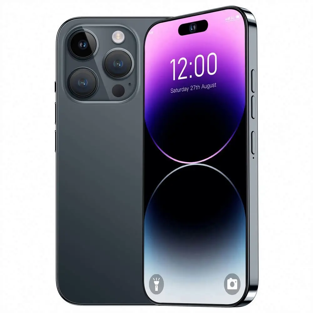 2024 оригинальный телефон i15 15 pro max 5g смартфон Новое поступление 6 7 дюймов 16 ГБ + 512 клон разблокированные мобильные телефоны Android