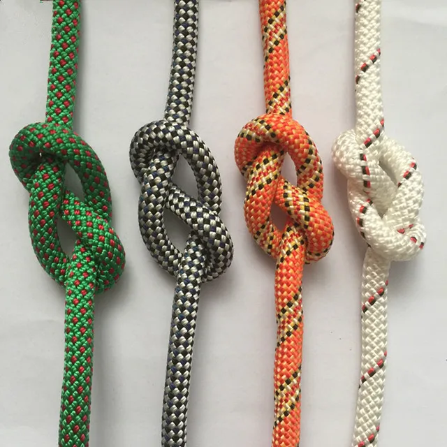 10mm 11mm nylon braided static climbing rope for rescue