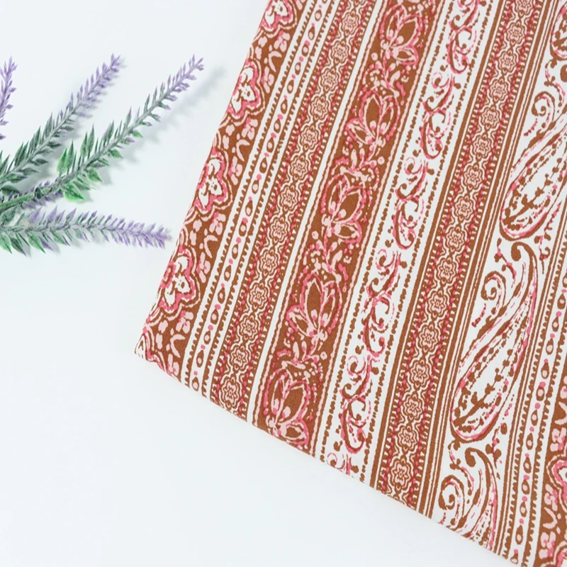 Hot Selling Liberty Print Knitted Fabric Rayon Textile Fabric For Woman Dress Skirt Shirt the Hottest 2023