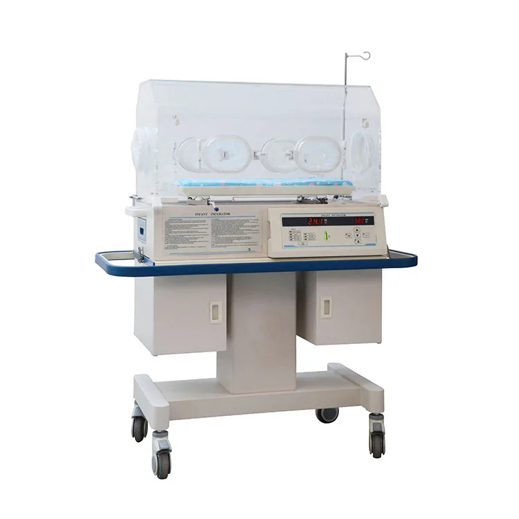 
6 hand ports baby incubator infant care equipment infant radiant warmer 