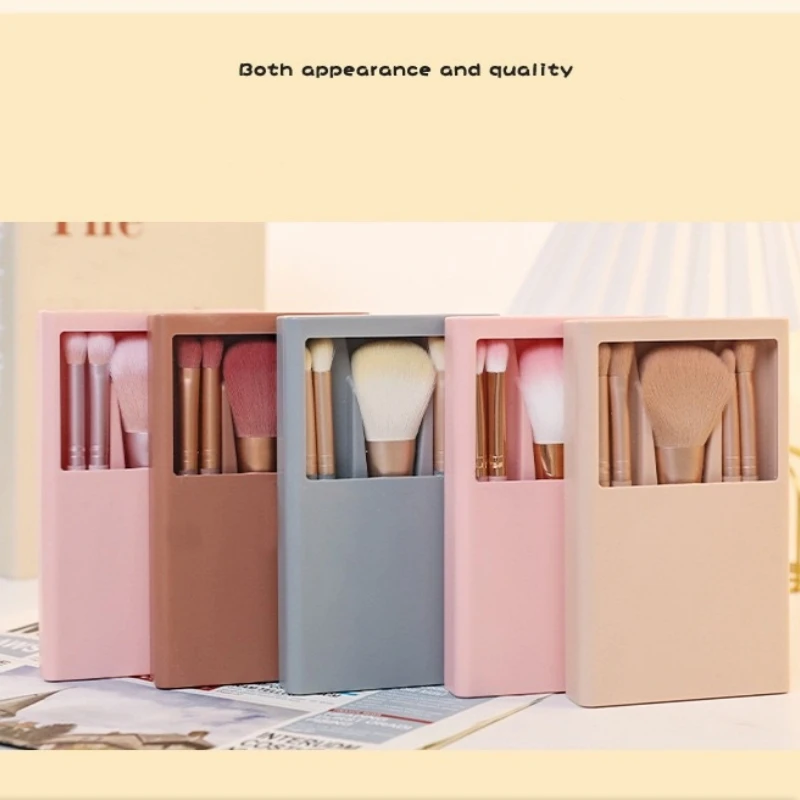 Hot Sell Hot Moms Professional 5Pcs Mini Size Travel Makeup Brushes Set Or Other Makeup Tools