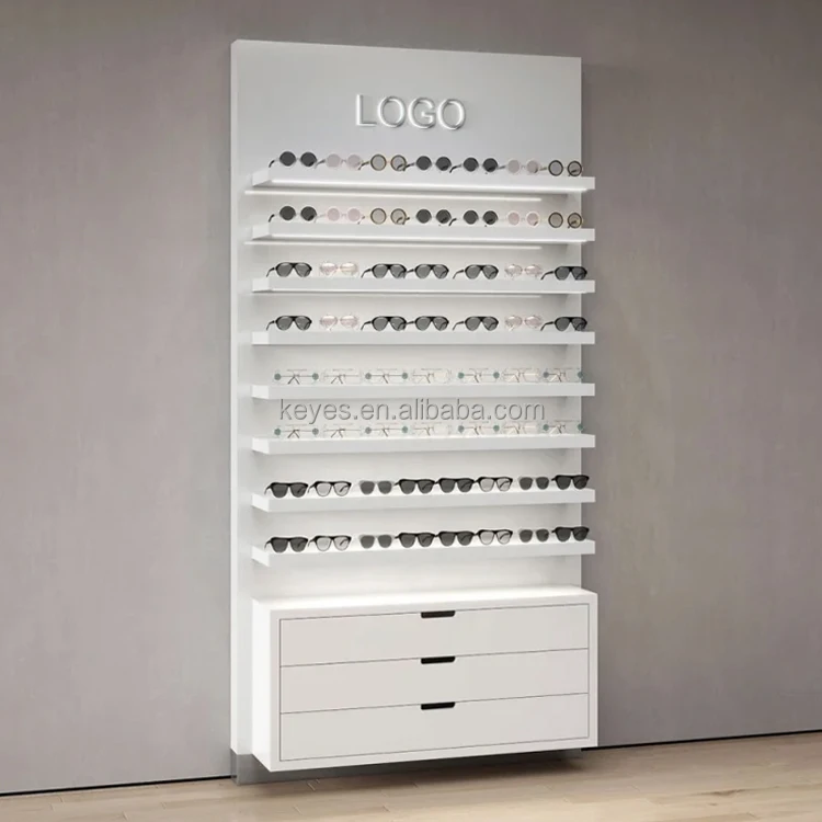 Commercial Furniture Factory Eyewear Glass Display Showcase Optical Rack Glasses Holder for Store
