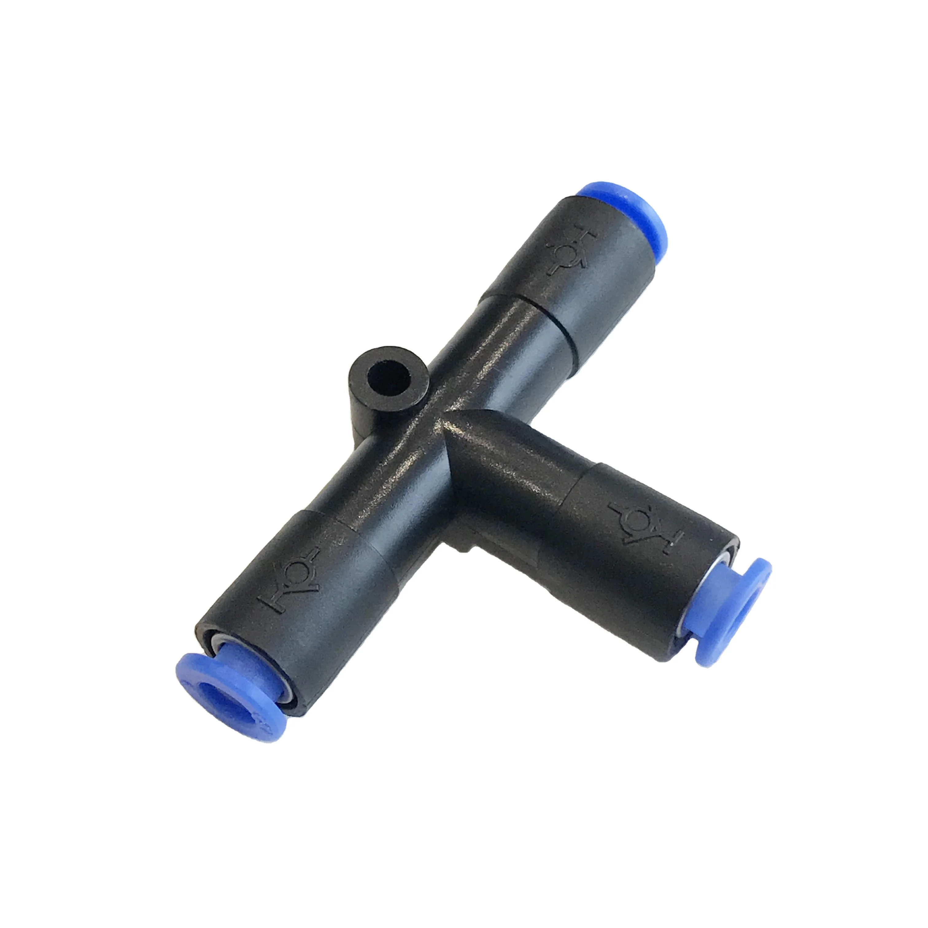 CKT Union Tee Pneumatic Self-sealing Air Pipe Fitting Pneumatic Cylinder Hose Fittings