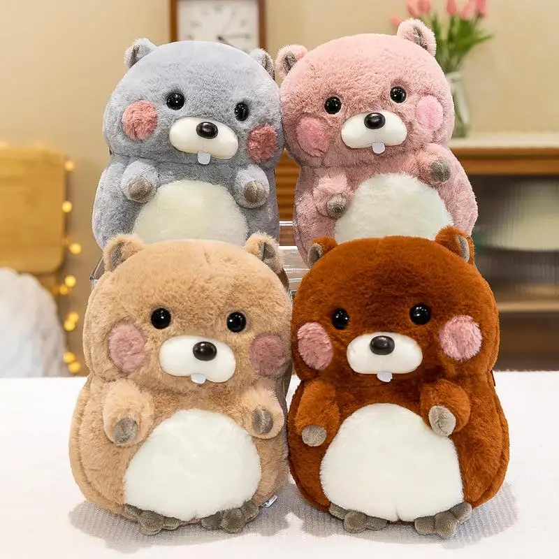 Children mouse handbag boys and girls cartoon bag toys plush toy bag hot sale mouse kindergarten toys