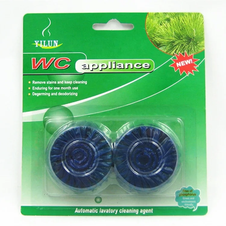 Wholesale Oem Odm Bathroom Cleaning Toilet Block cleaner   Rim Block Blue Bubble