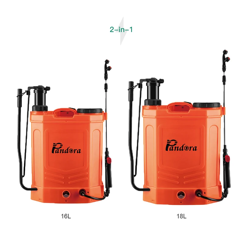 agricultural pesticide battery operated 2 in 1 sprayer pump electrically for farm use