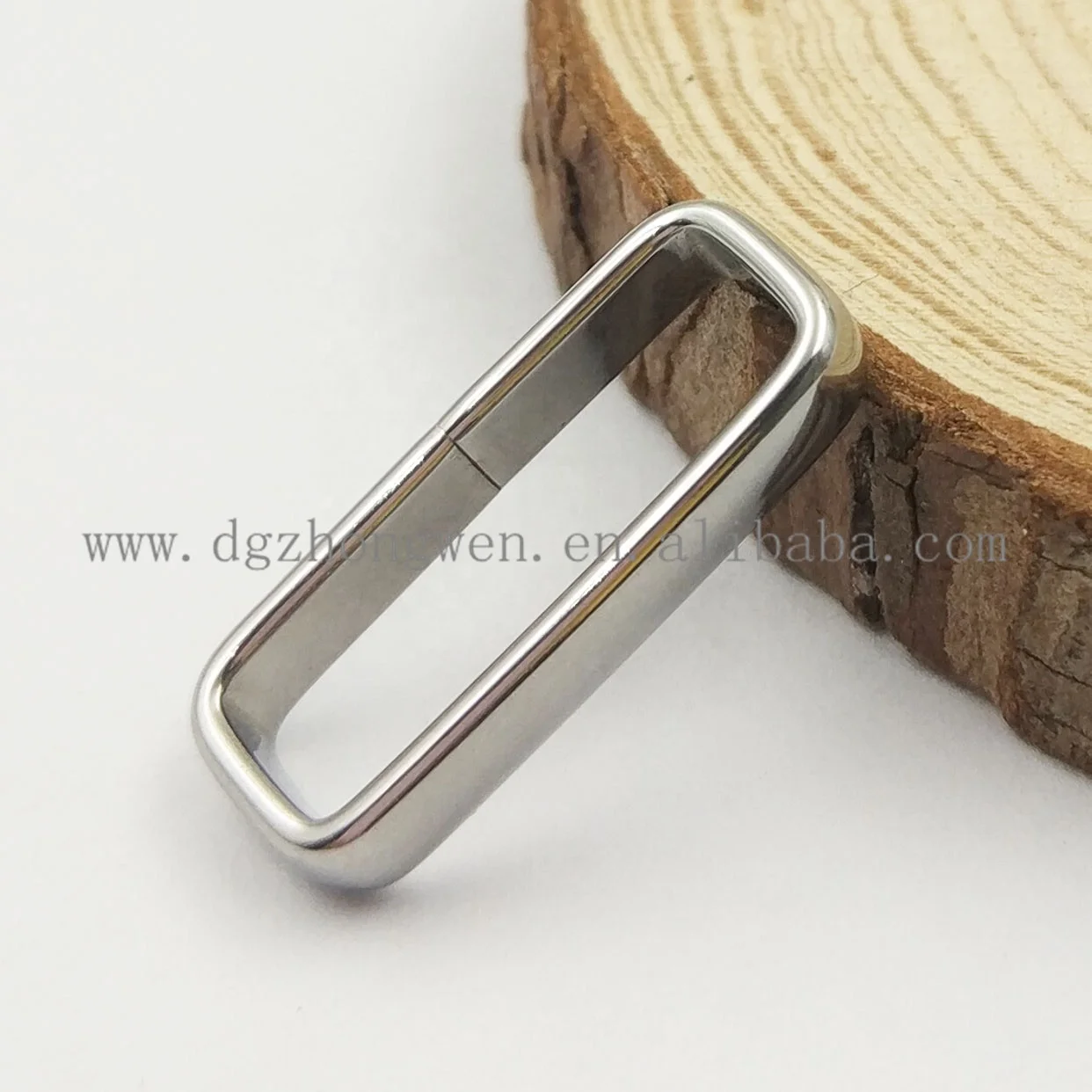 
NATO watch strap rings solid stainless steel watch strap buckle ring square loops for DW leather and nylon watch bands 