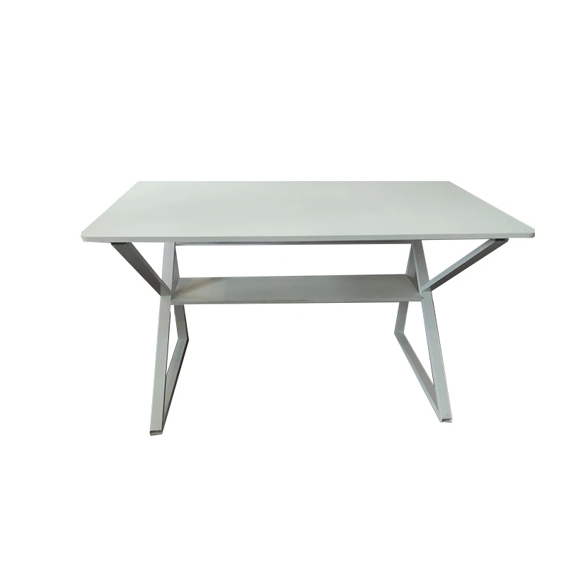 Best Price Minimalist Multi Function Double-Deck Office Furniture Metal Base Student Table With Hutch