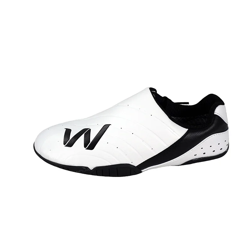 Woosung sample free shipping  hot sale leather kwon  taekwondo spring kids shoe taekwondo pu shoe taekwondo