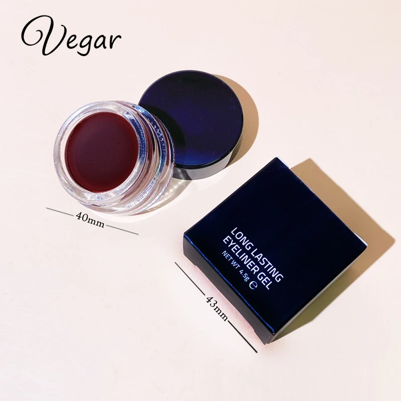 Waterproof Long Lasting Custom Logo LOW MOQ High Pigment Shimmer Eyeliner Cream