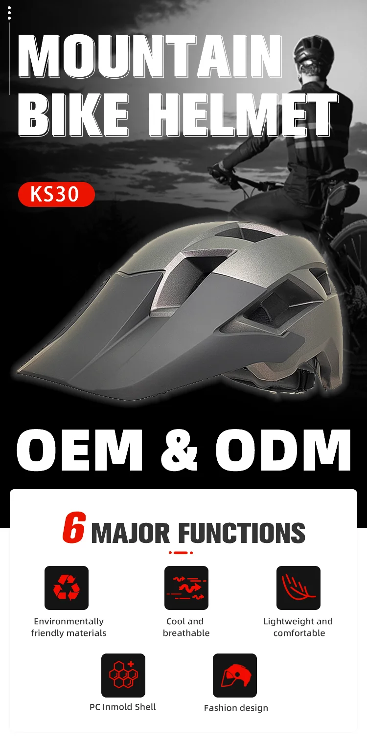 Shop Bulk Wholesale New Environmentally Friendly Unisex Adult Sport Mountain Bicycle Helmet