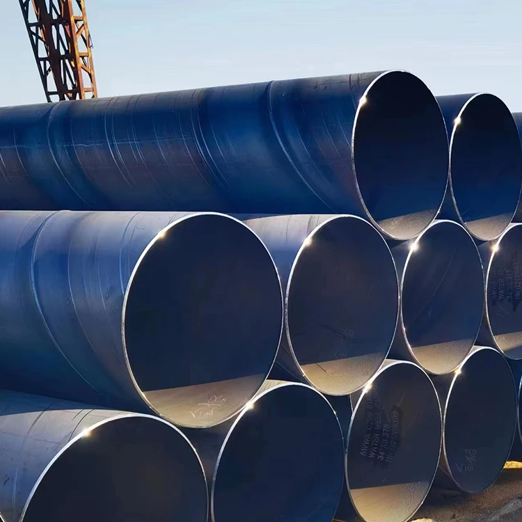 Accept Customize Production Carbon Steel Spiral Welded Pipe Q235 SSAW Spiral Welded Tubes