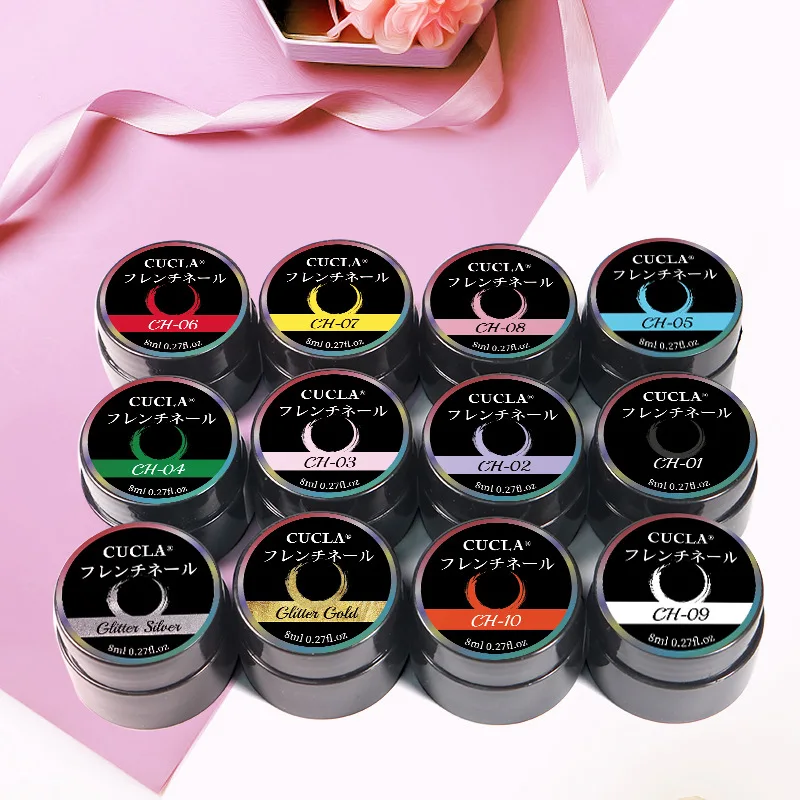 Wholesales painting color soak off led uv gel nail polish liner gel drawing golden color nail art painting gel