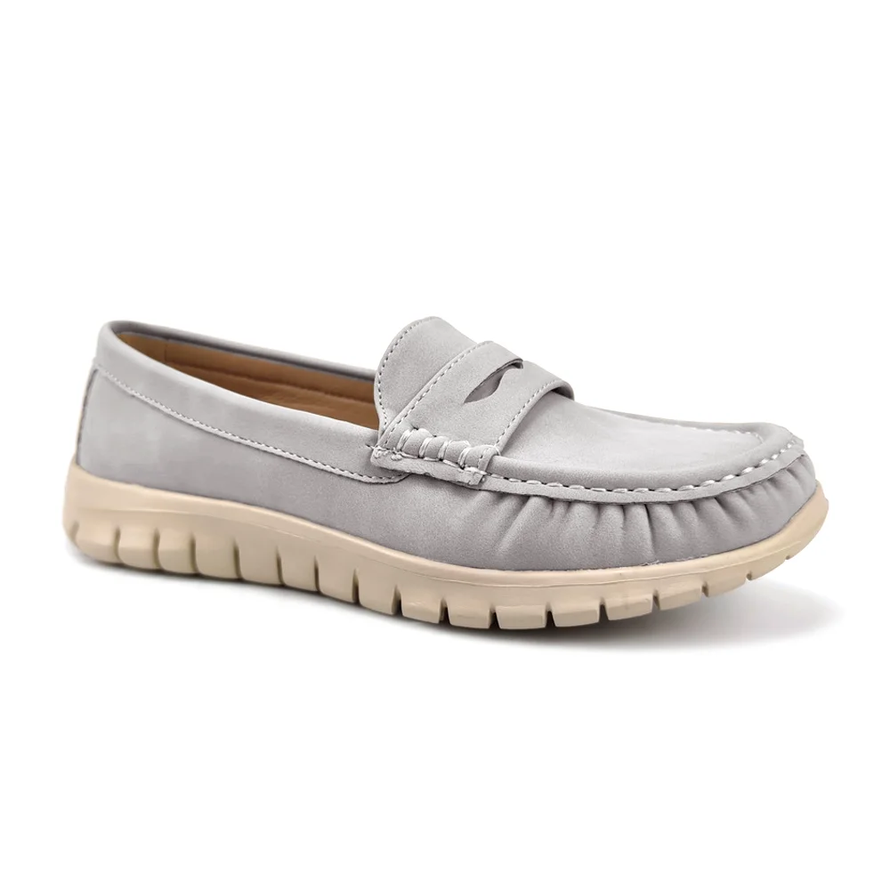 New style soft loafers Commuter moccasin ballet flats pointed toe outsole walking casual comfort shoes for women
