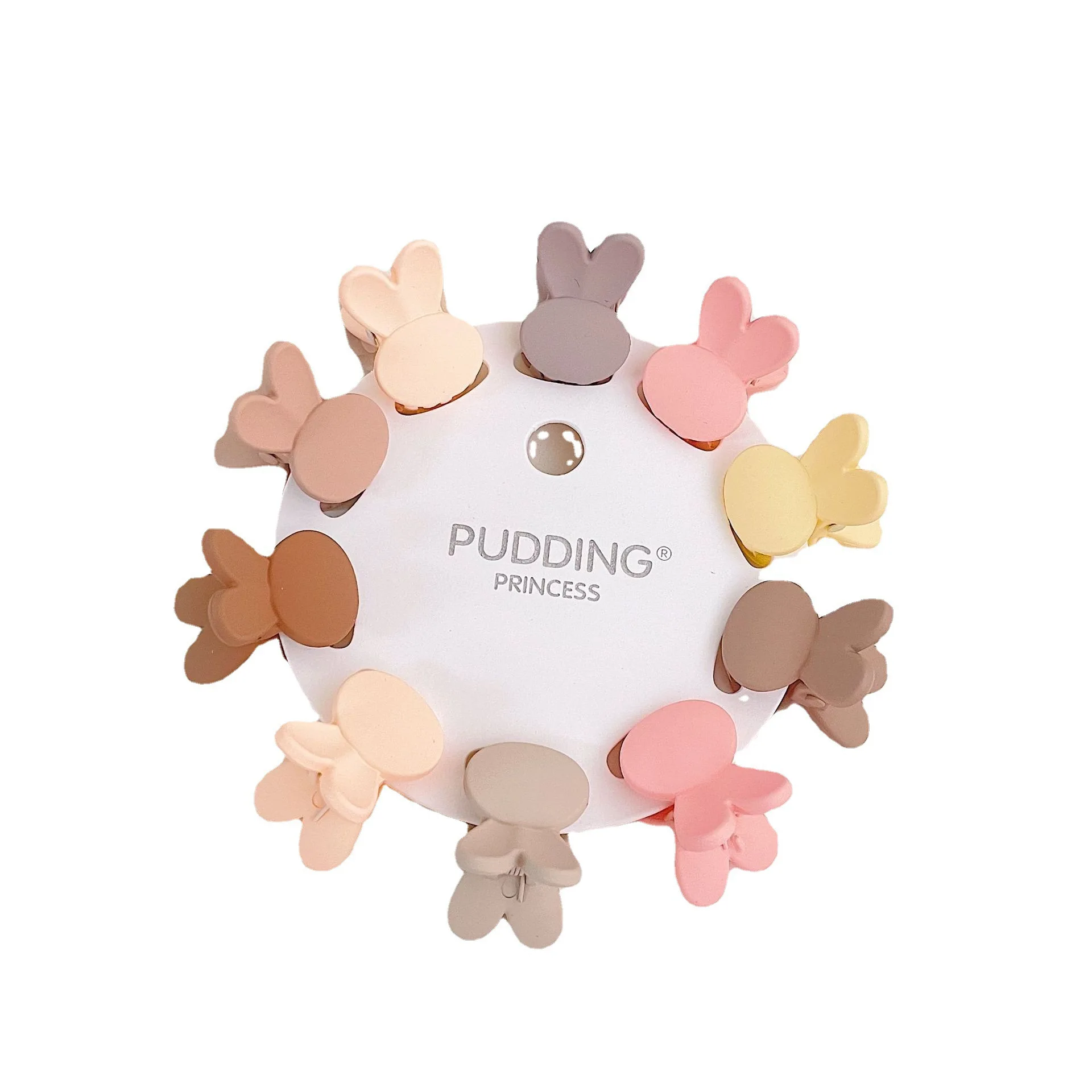 Korean Mini Cute Hair Claw Clips Princess Hair Clips Women Sweet Hair Accessories Cream Small Claw Clip for Children