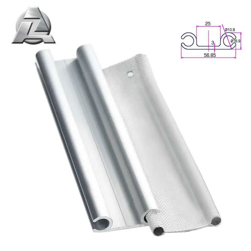 Extruded ZJD-KD104 canvas frame tents aluminum rail keder rails profile