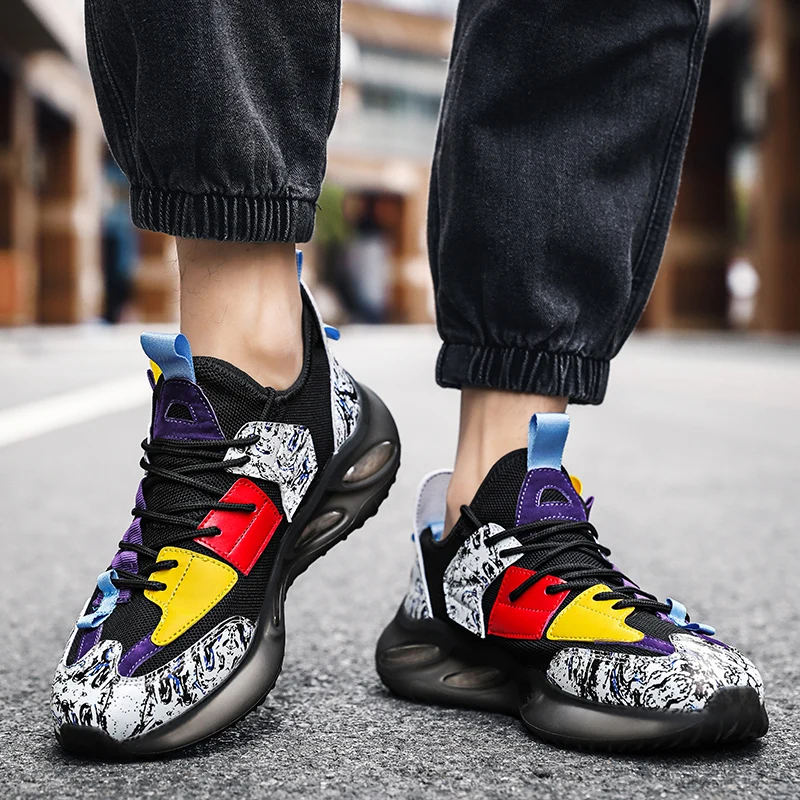 New Design Socks High Top Man Casual Shoes Sneakers Zapatos Deportivos Hombre 2023 Custom Air Platform Shoes Sneakers