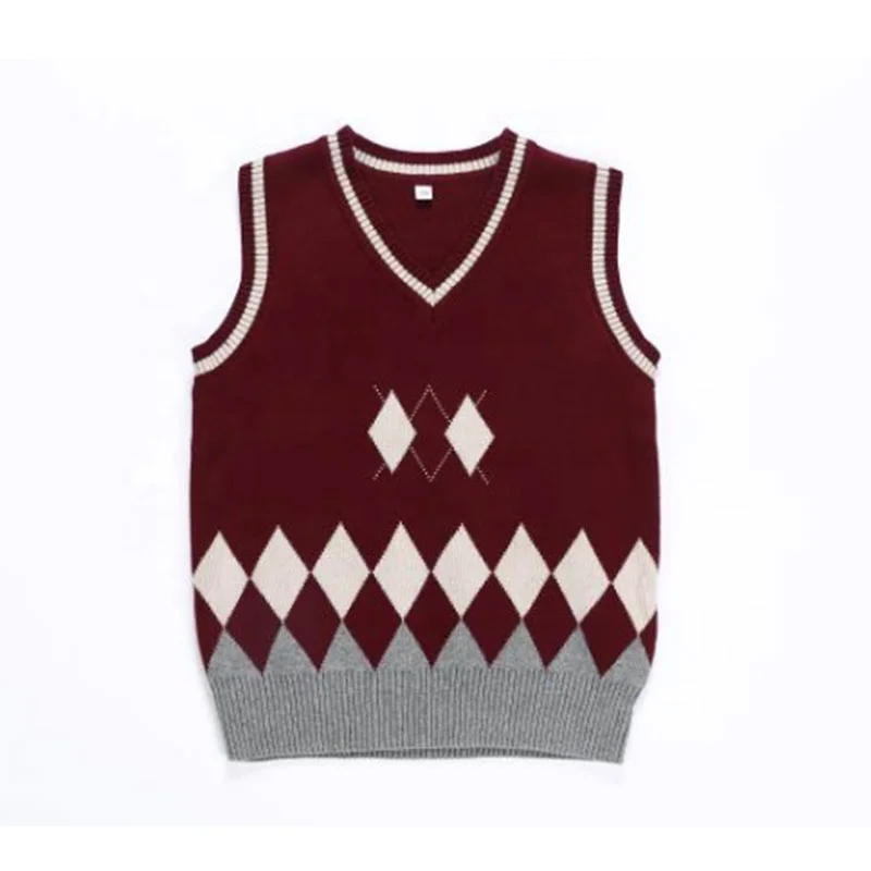 
Sweater Vest Spring Wool Boy Children Casual Baby Bow Cotton China Technics Style Fabric Pattern 