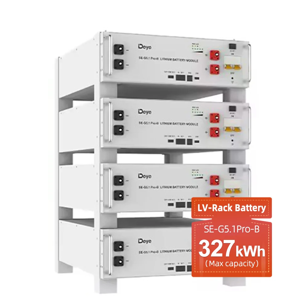High Quality Deye Batteries Pack 51.2v 100Ah 5.12Kwh Battery Lithium LiFePO4 Solar Battery For Home Use