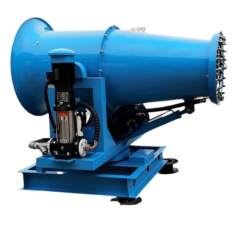 30-80 m stainless steel remote control dust suppression fog cannon machine